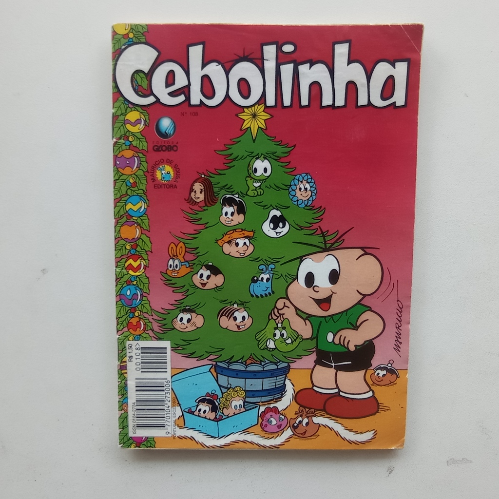 Gibi Cebolinha nº 108 - Turma da Mônica - Ed. Globo - 1995