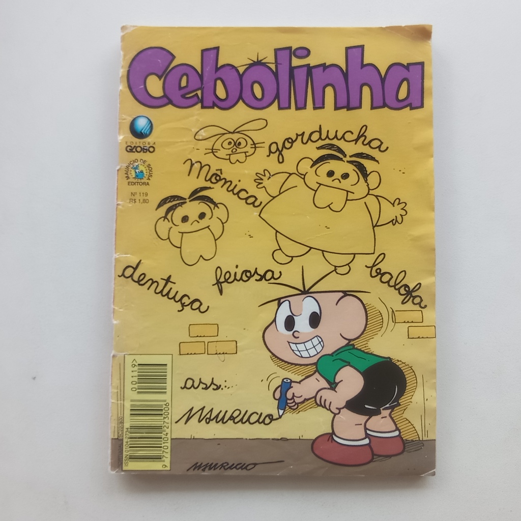 Gibi Cebolinha nº 119 - Turma da Mônica - Ed. Globo - 1996