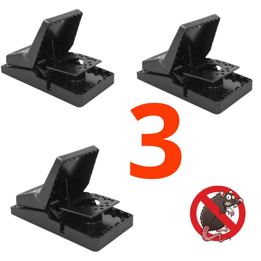 Kit 3 Dispositivo Pega Roedores Plástico Conjunto Eficaz uso Doméstico Fácil de Usar e Reutilizável em Oferta na Shopee