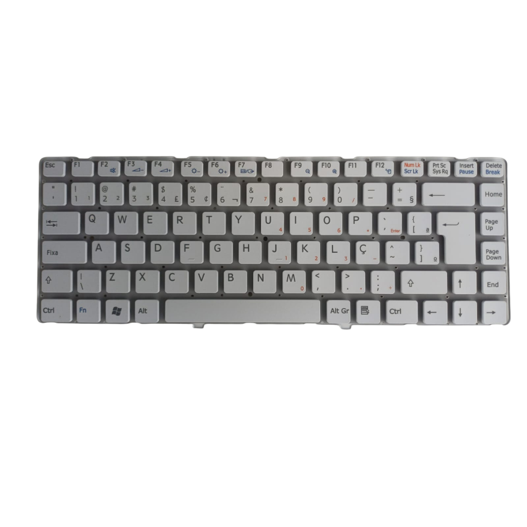 Teclado Sony Vaio VGN-NW Branco - Pcg-7174l Series