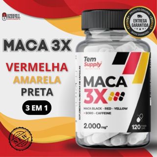 Super Maca 3X Com Boro 2000mg Premium Quality em Oferta na Shopee