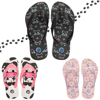 Kit Chinelo Infantil Confortável Antiderrapante Estampado