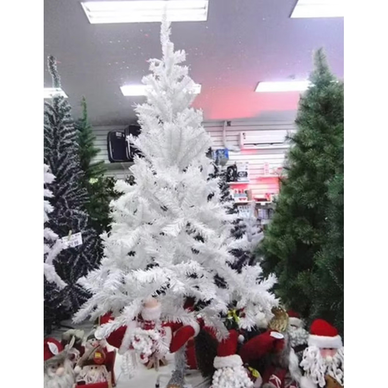 ÁRVORE DE NATAL BRANCA | TAM.: 1,20 METROS | COM 100 GALHOS | DECORAÇÃO NATALINA | FELIZ NATAL | PAPAI NOEL | ÁRVORE G