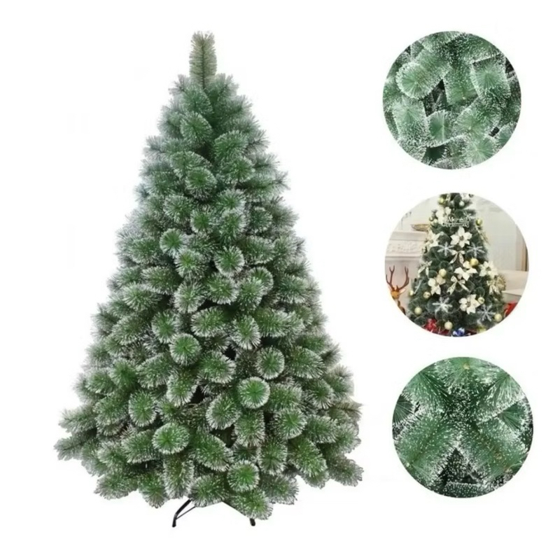ÁRVORE DE NATAL | TAM.: 1,20 METROS | COM 110 GALHOS | COM PÉS DE FERRO | ÁRVORE DE NATAL TRADICIONAL | VERDE | PAPAI NO