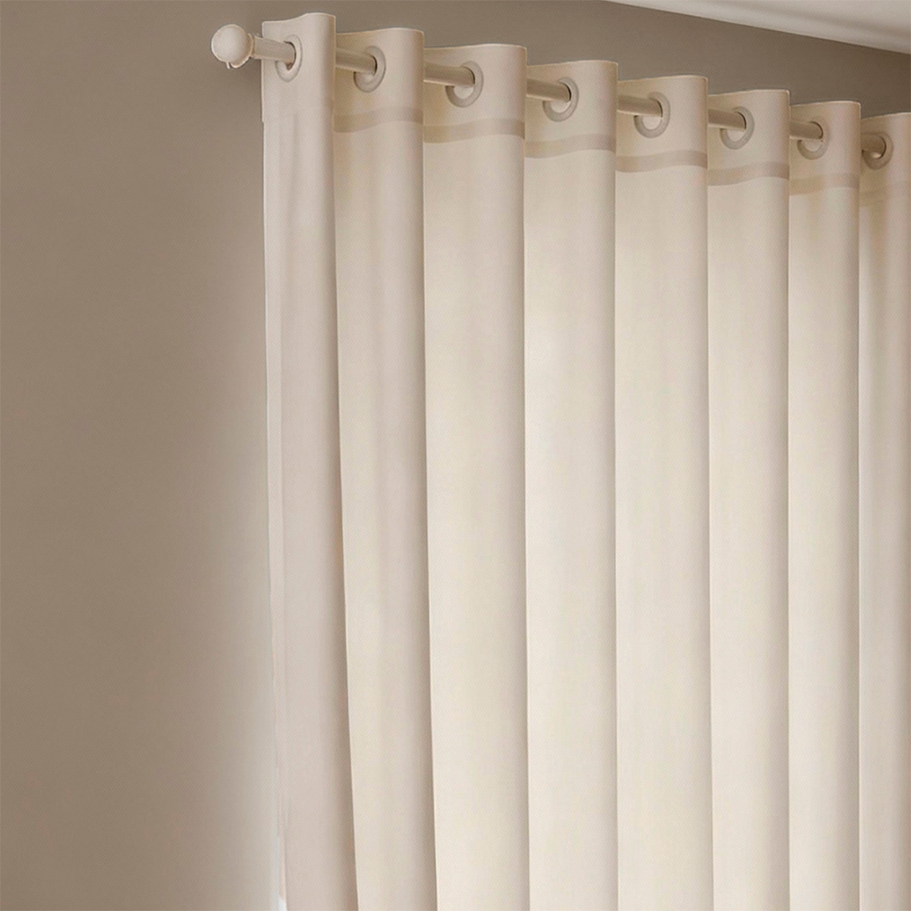 Cortina DUO Ecco Camesa - Elegância Natural e Conforto Funcional