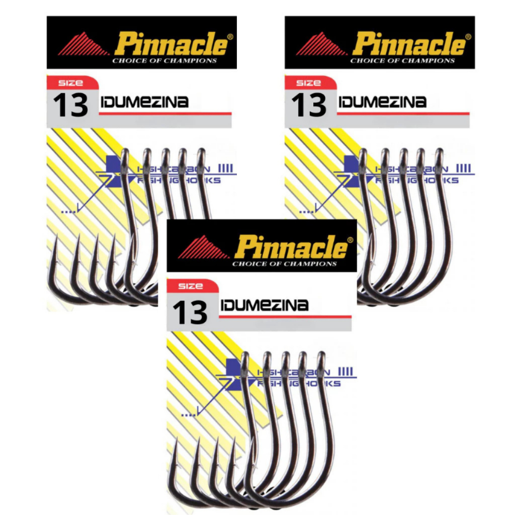kit 75 anzol de pesca idumezina pinnacle maruri N°13 super promoçao