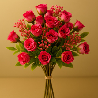 Flores Artificiais Decoracao Arranjo Floral Festa Debutante Igreja Realistas Buque 18 Rosas em Oferta na Shopee