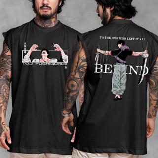 Camiseta Regata Machao Oversized Masculino Behind Toji Jujutsu Kaisen em Oferta na Shopee