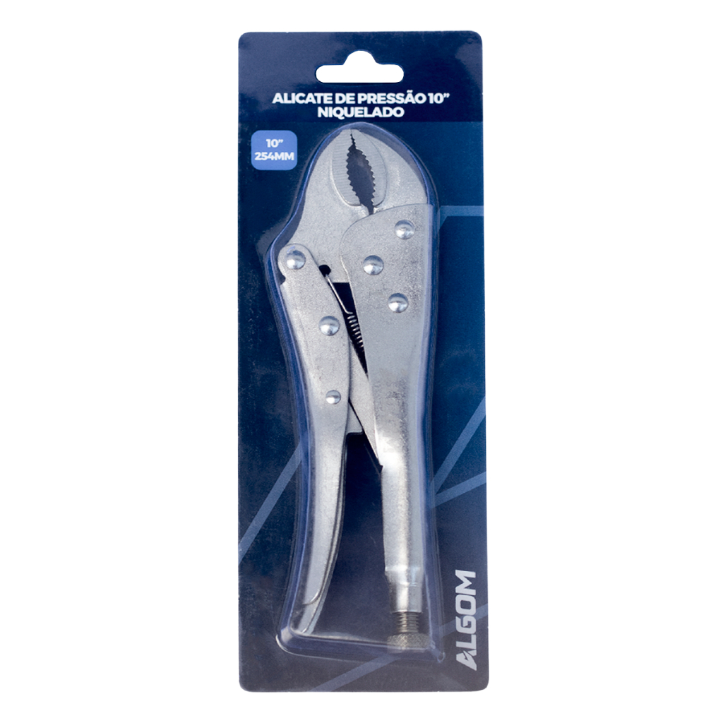 Alicate De Pressao 10" Niquelado Algom em Oferta na Shopee