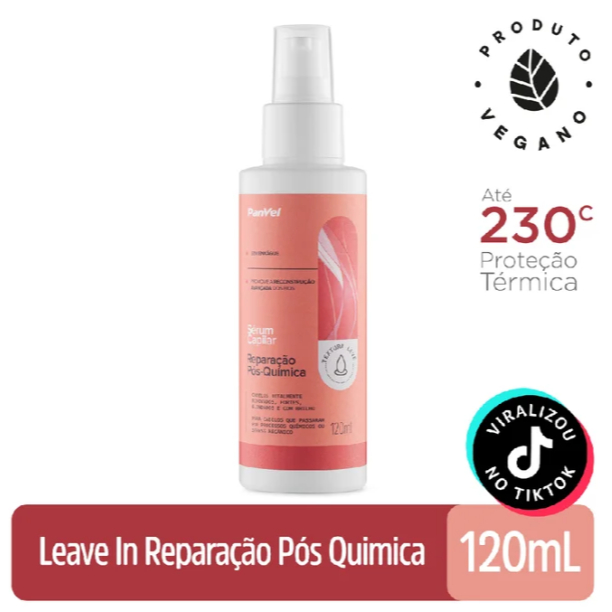 Leave-in Protetor Térmico Panvel Reparação Pós-quimica 120ml