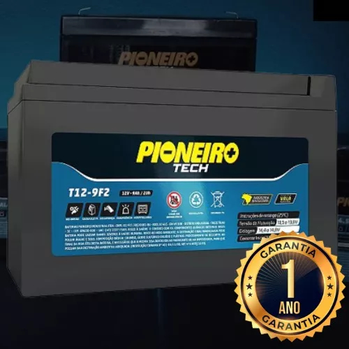 Bateria Pioneiro Ups 12v 9 Ah Para No-breaks/bike Elétrica