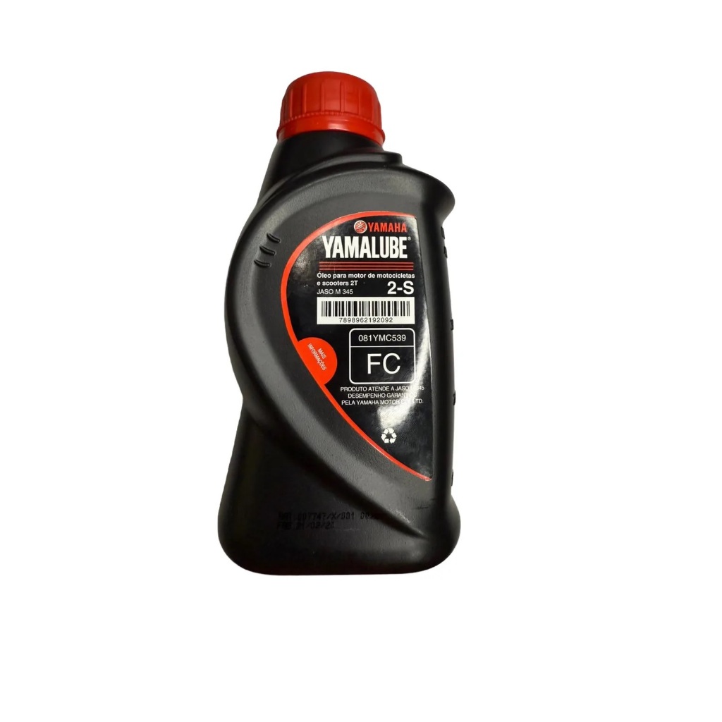 Óleo Yamalube 2 Tempos 2-S Jaso M345 500ml ORIGINAL YAMAHA RD135 350 DT180 200 AGRALE HUSQVARNA MX180 CAGIVA BWS JOG SP