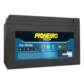 Bateria Estacionária Pioneiro Tech T12-7f2seg 12v 7ah em Oferta na Shopee