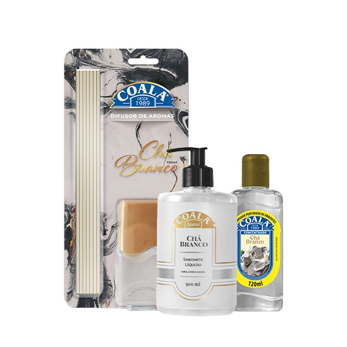 Kit Compacto Coala Chá Branco