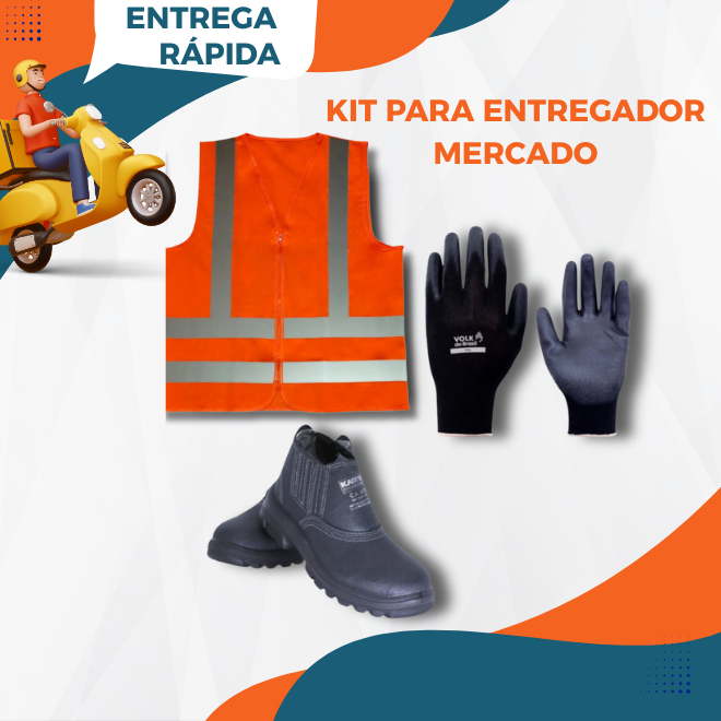 Kit Epi para Entregador Mercado em Oferta na Shopee