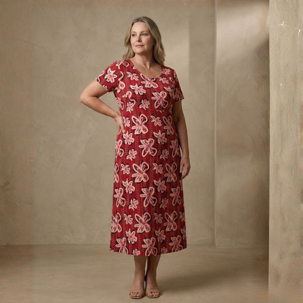 Vestido sortido Feminino Soltinho Plus Size G1 G2 G3 Estampado Leve Fresco Verão em Oferta na Shopee