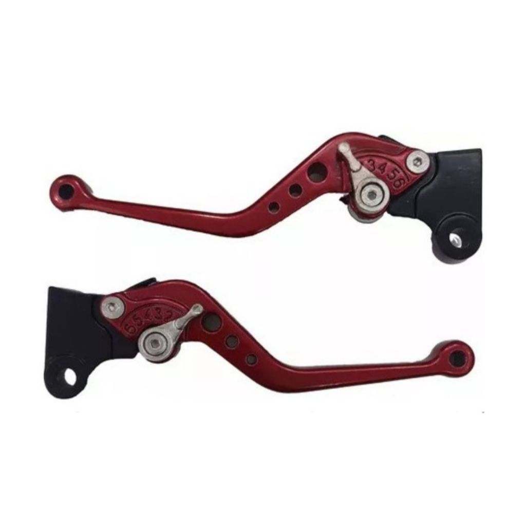 Manete Esportivo com Regulagem Titan ES / CG 150 KSD (Disco) Vermelho – Ajustável e de Alta Performance