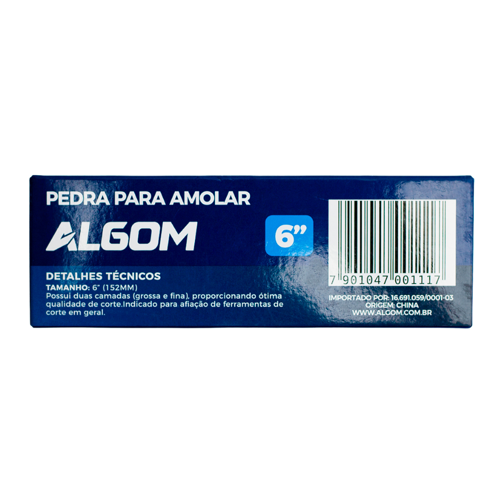 Pedra Para Amolar Canoa 6" Algom em Oferta na Shopee