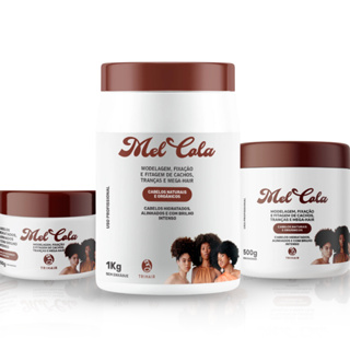 Mel Cola Trihair Mel Natural P/ Definição Modelação Fixação em Oferta na Shopee