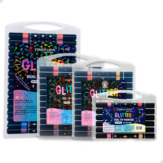 Conjunto de Canetinhas com Glitter Ponta Dulpa Brush Pen Touch Love Kit com Várias Cores 2 em 1 em Oferta na Shopee