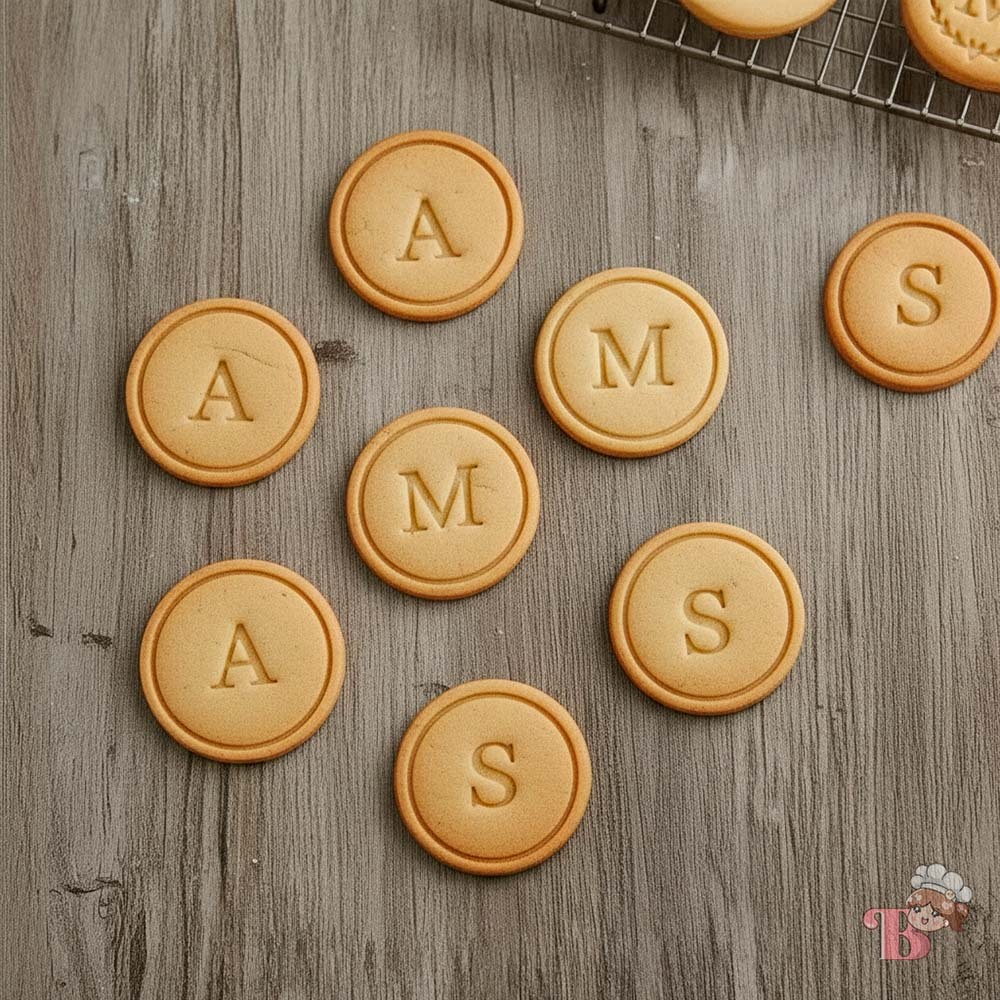 Cortador + Carimbo Biscoito Letra Alfabeto (1 carimbo de letra) 4cm em Oferta na Shopee