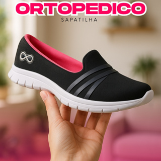 Sapatilha Feminina Moderna Slip On Leve Para Academia E Uso Diário em Oferta na Shopee