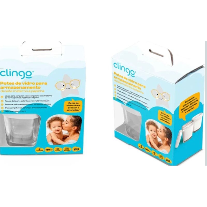 Pote de Vidro para Armazenar Papinha Leite Materno