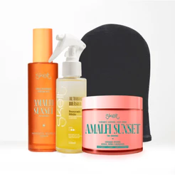 Kit Best Sellers - Hidratante Amalfi, Body Splash Amalfi, Luva Aplicadora, Autobronzeador Bifásico