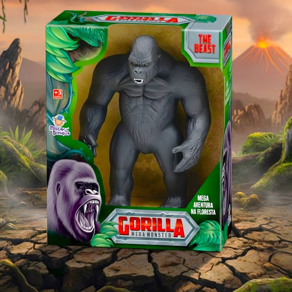 Boneco Gorilla Mega Monster 9585 - Mister Brinque