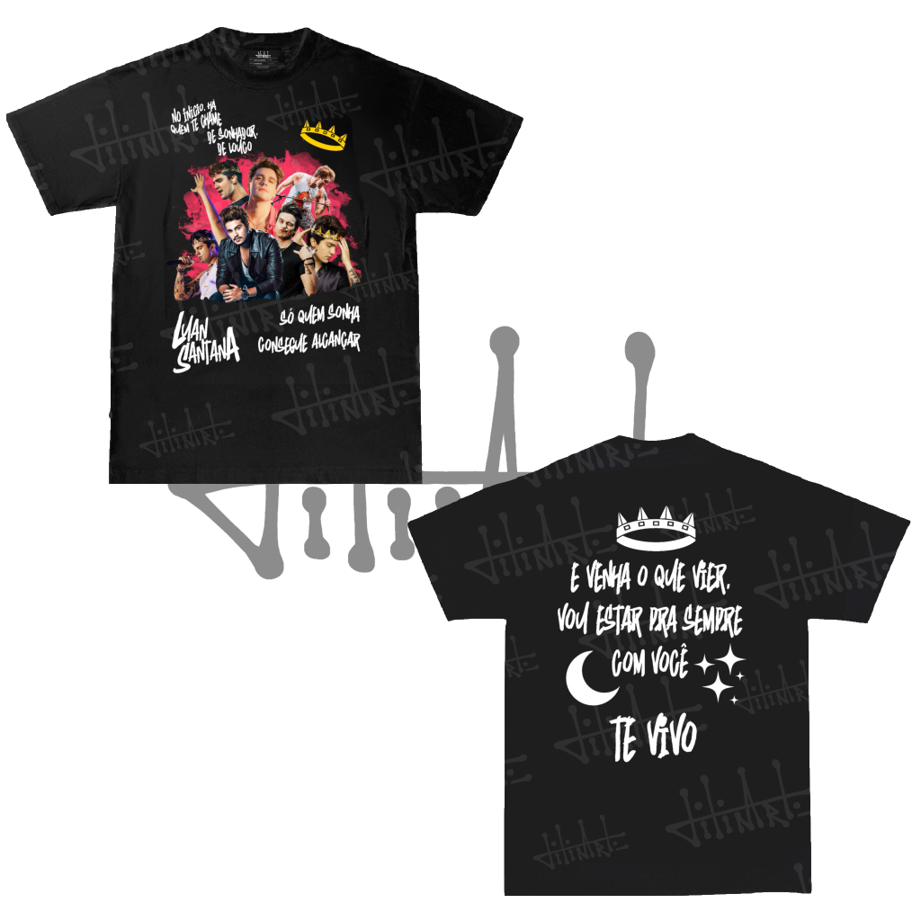 CAMISETA LUAN SANTANA PERSONALIZADA em Oferta na Shopee