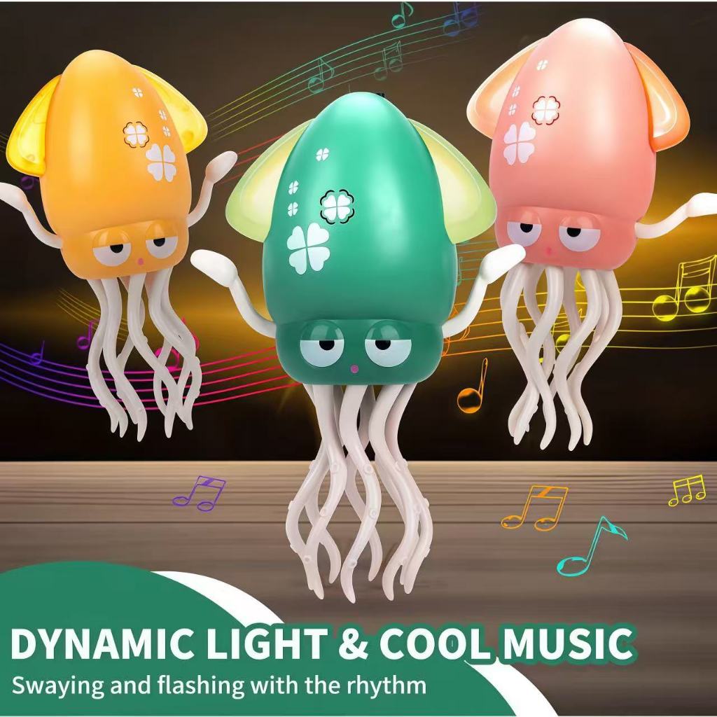 Brinquedo Polvo Lula Dançante Brinquedo Musical Luz Som Infantil Dançante Bebê Brinquedo