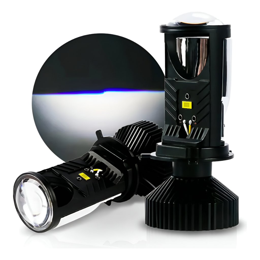 H4 Projetor LED 110W Y6D Y7D Lâmpada de Farol Automotivo Carro/Moto Alto e Baixo 12V 24V Com Cooler