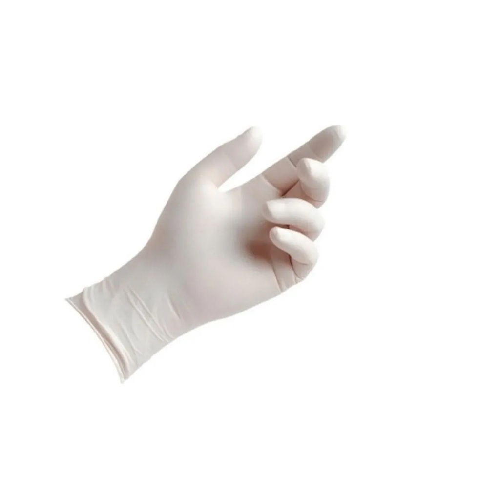 LUVA DE LÁTEX COM PÓ COR NATURAL SORTIDAS  C/50 UNIDADES - ANGELMAX
