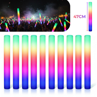 Kit 10/15/20 Bastão De Led Plástico/Espuma Neon Festas Rave Casamento em Oferta na Shopee
