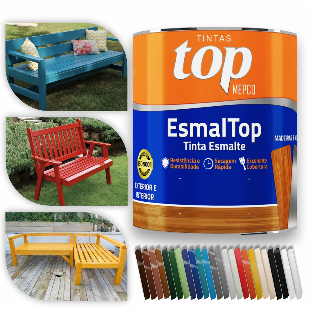 Tinta para Madeira Ferro Metal MDF Esmalte Sintético Mepco 3,6L