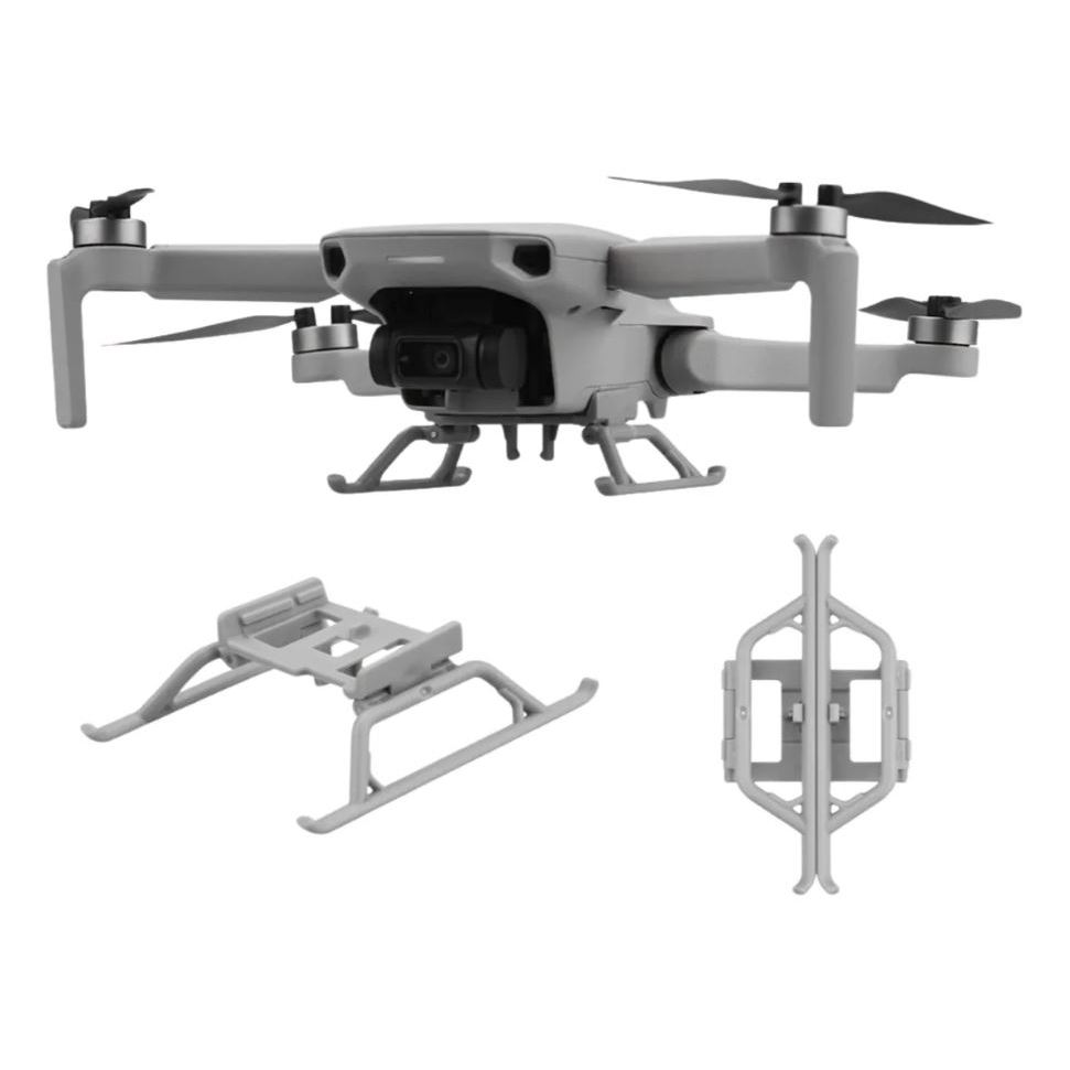 Trem De Pouso Para Drone Dji Mavic Mini / Se/ Mini 2 / 4k Cinza