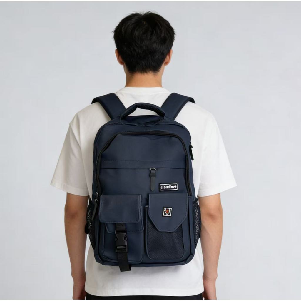 Mochila EMBORRACHADA -IMPERMEÁVEL MASCULINO FEMININO PRA VIAGEM ESCOLA E TRABALHO NP2907