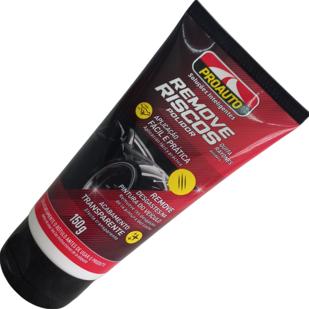 Polidor Remove Riscos Acabamento Transparente ProAuto 150g em Oferta na Shopee