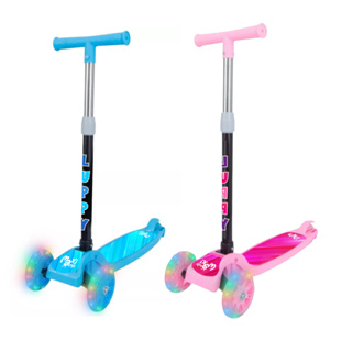 Patinete Infantil Dobrável 3 Rodas Led Luppy Maxi Toys em Oferta na Shopee