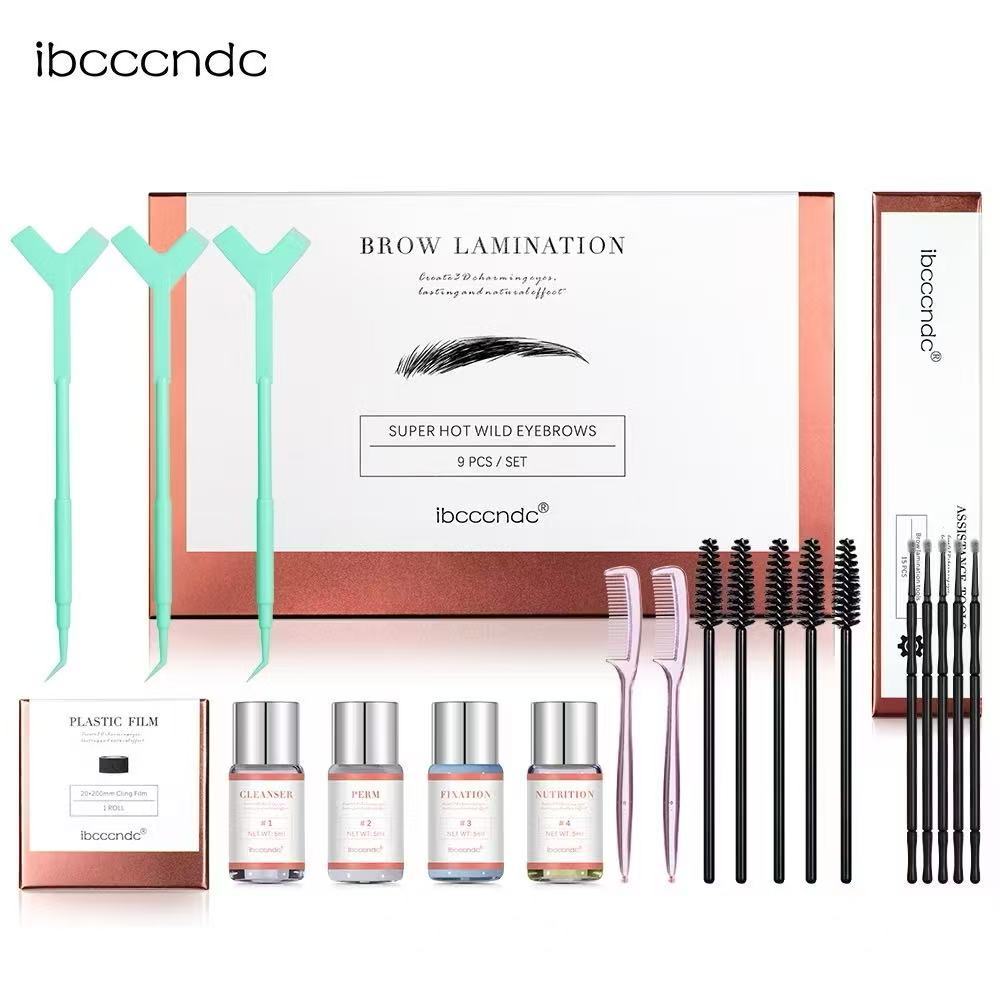 Kit Laminação De Sobrancelhas 9 em 1 Permanente Lifting Fixação Forte Nutrição Brow Lift Profissional ibcccndc em Oferta na Shopee