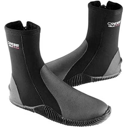 Bota Longa Neoprene Cressi Isla 5mm –  US 5 (34/35 BR) – Mergulho e Esportes Aquático