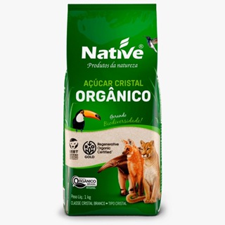 Açucar Cristal Orgânico 1Kg - Native em Oferta na Shopee