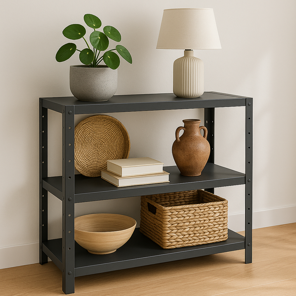 Estante Prateleira Mini Multiuso 3 Bandejas em Aço Industrial 70x63x28 em Oferta na Shopee