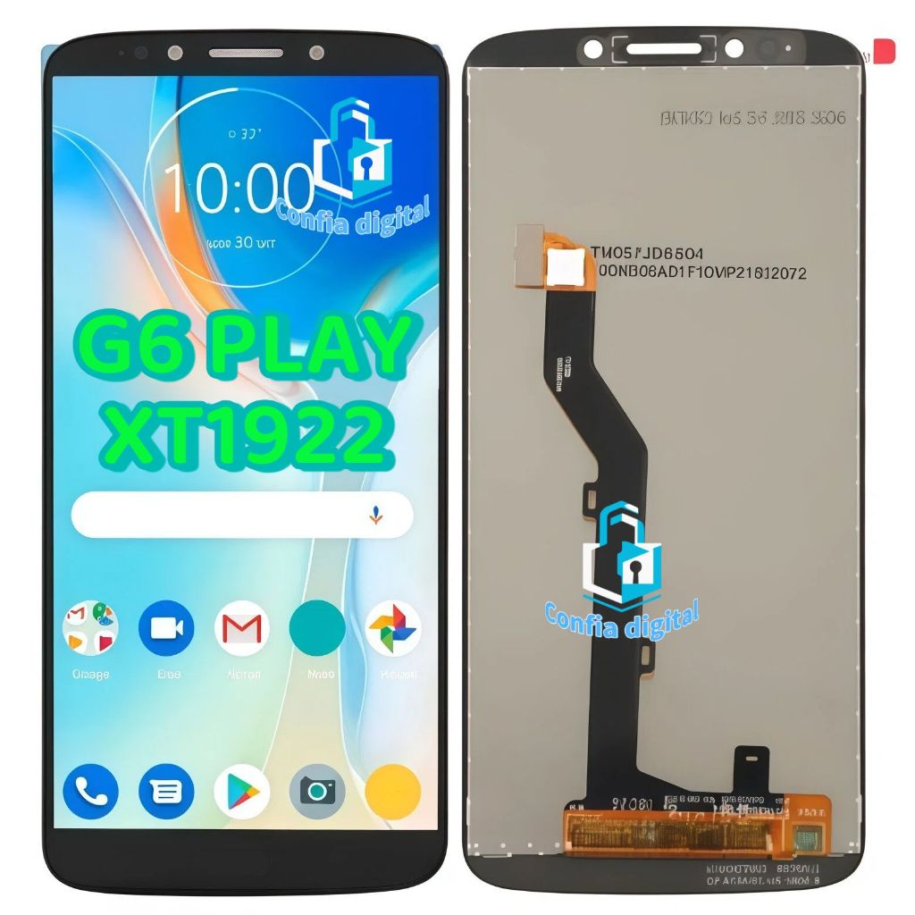 Tela Display Frontal Touch Moto G6 Play XT1922 Premium Envio Imediato