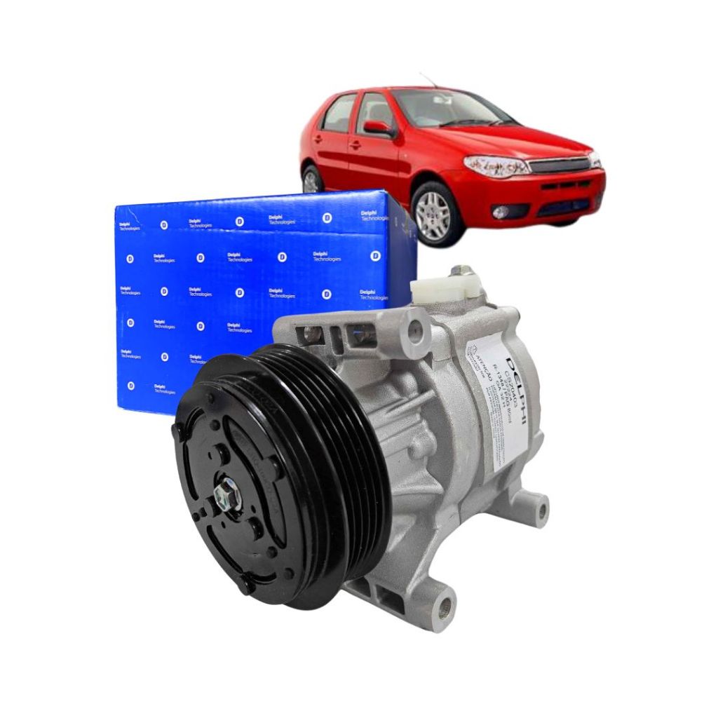 Compressor Ar Condicionado Para Automóvel Fiat Palio 1.0 2004 a 2009 Delphi CS20403