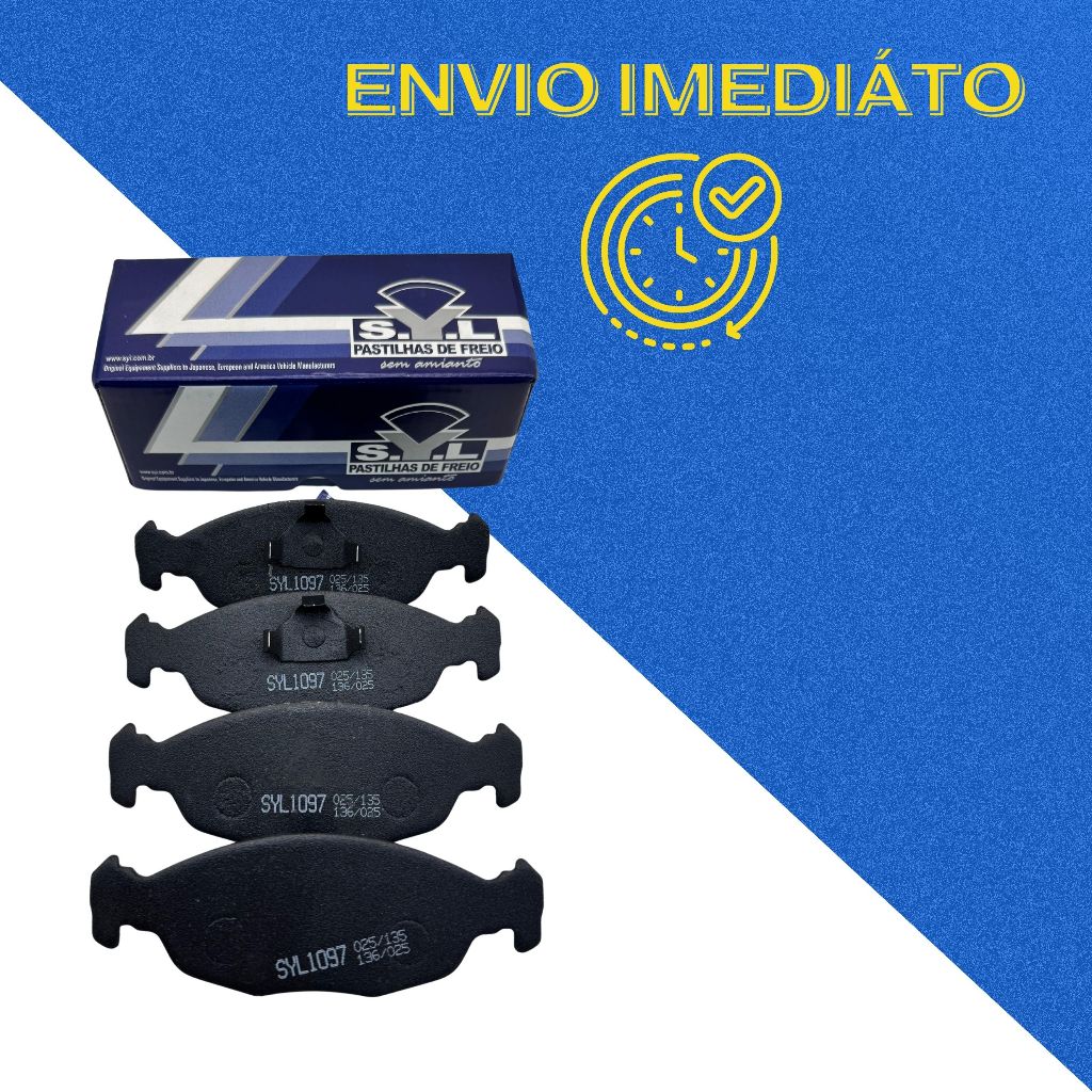 JOGO DE PASTILHA DE FREIO DIANTEIRA SYL1097 - CORSA CLASSIC/CELTA/PRISMA/TIGRA