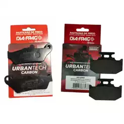 KIT PASTILHA FREIO DIANTEIRA E TRASEIRA YAMAHA FZ 15 FZ15 / R 15 R15