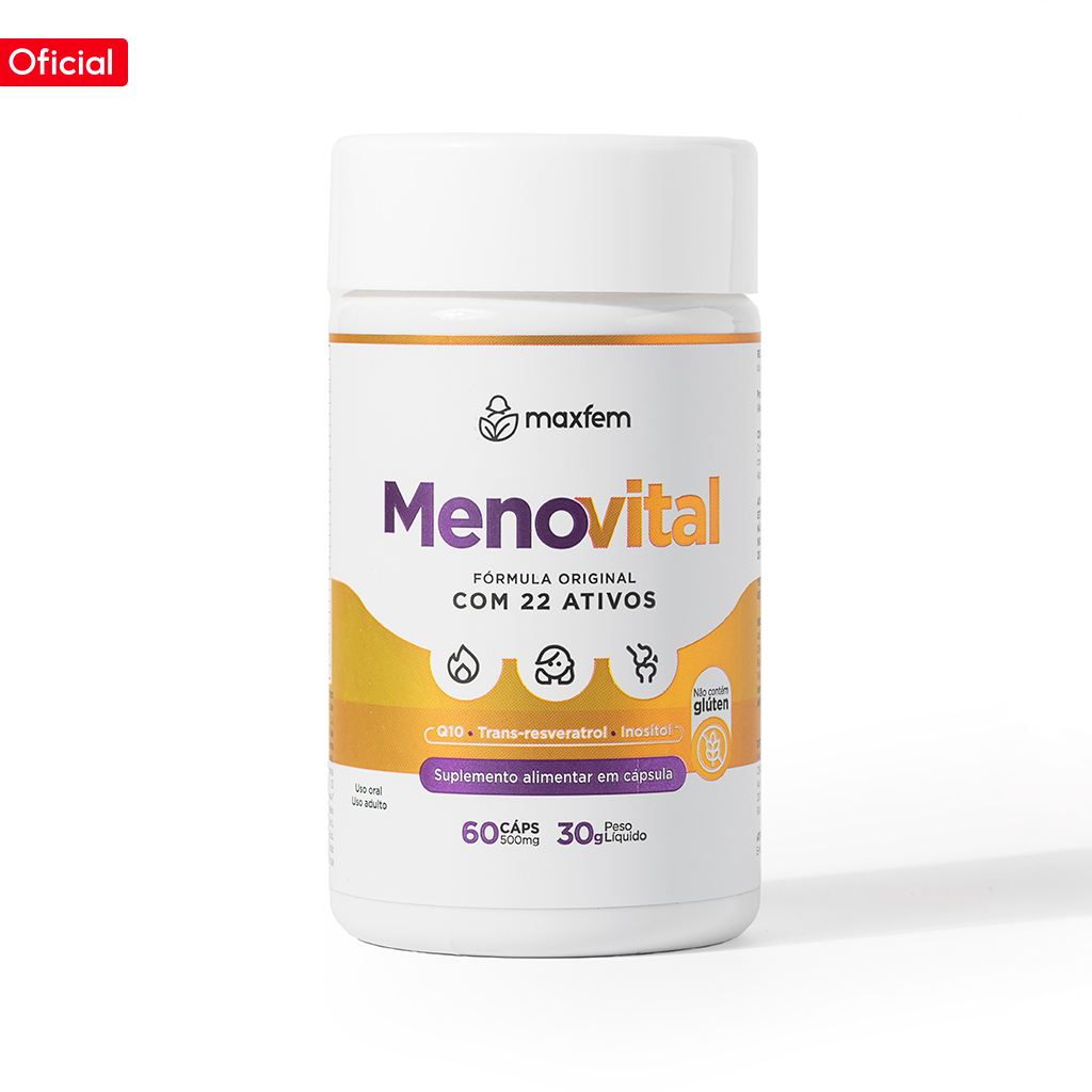 Menovital - Alívio Natural dos Sintomas da Menopausa e Equilíbrio Hormonal em Oferta na Shopee