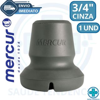 Ponteira 3/4 Articulada Para Bengala Cinza Mercur em Oferta na Shopee