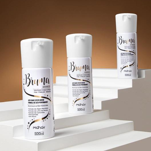 BRUMA FIXADORA DE MAQUIAGEM ADVANCED MAHAV em Oferta na Shopee